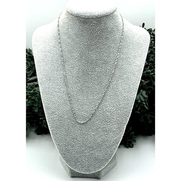 Monet Silver-Tone Twisted Rope Chain Necklace - Picture 5 of 5